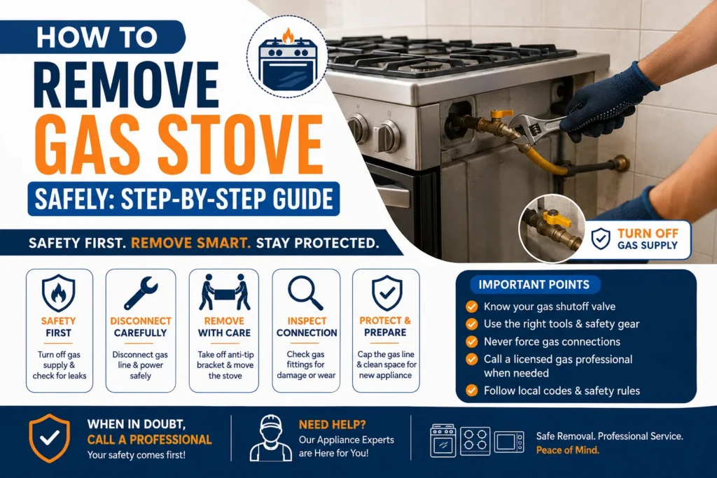 How to Remove Gas Stove Safely: Step-by-Step Guide