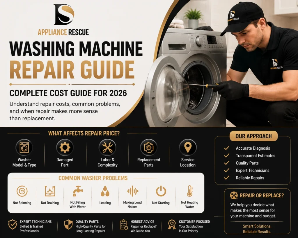 Washing Machine Repair Price: Complete Cost Guide for 2026