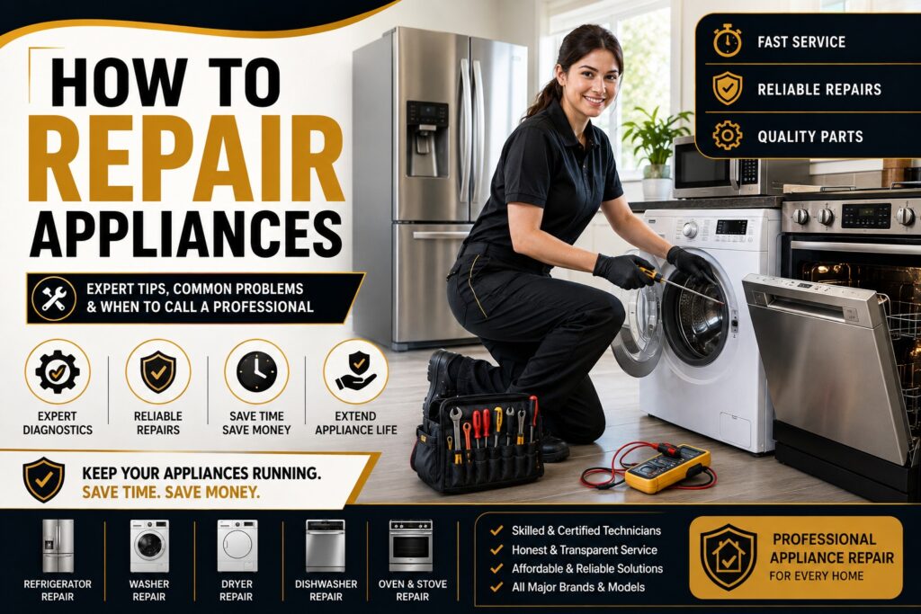 How to Repair Appliances | Fast & Reliable Appliance Repair Services