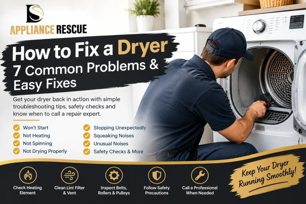 How to Fix a Dryer: Common Problems and Easy Solutions