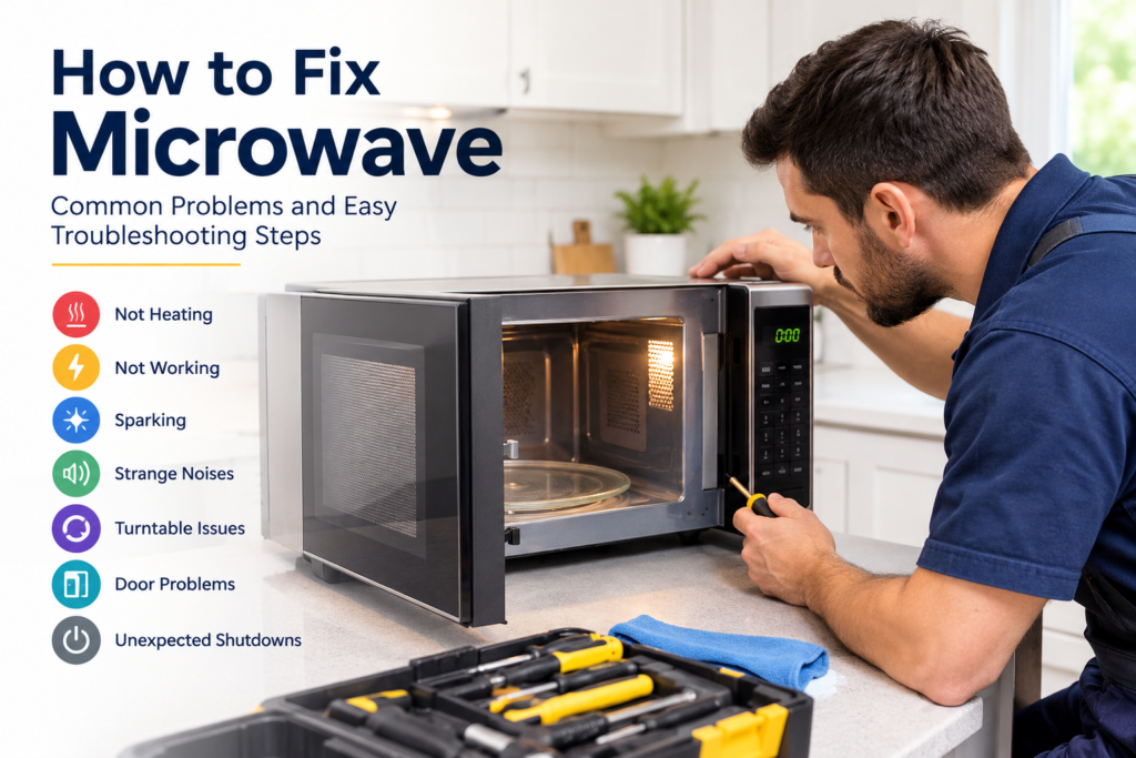 How to Fix Microwave: Common Problems and Easy Troubleshooting Steps
