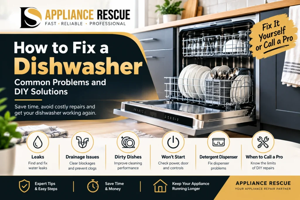 How to Fix a Dishwasher: Common Problems and DIY Solutions